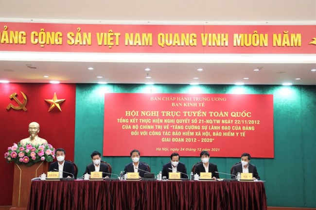 Đồng chí Trần Tuấn Anh chủ trì Hội nghị trực tuyến tổng kết Nghị quyết số 21 của Bộ Chính trị về BHXH, BHYT